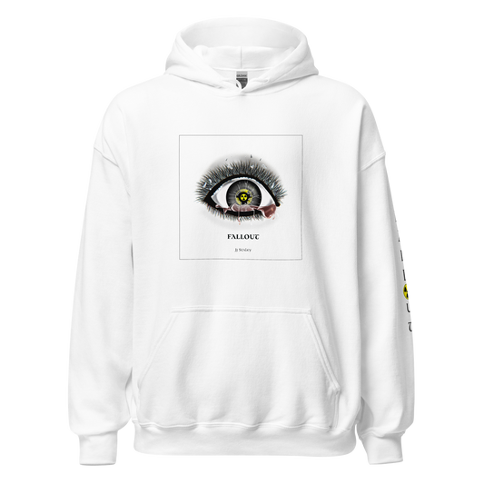 Fallout Album Cover- Unisex Hoodie in White