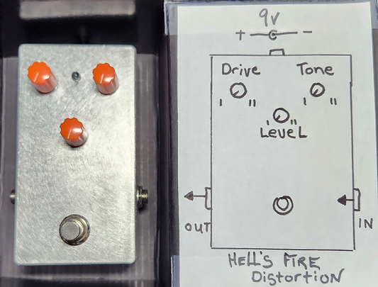 Hell's Fire Distortion Pedal